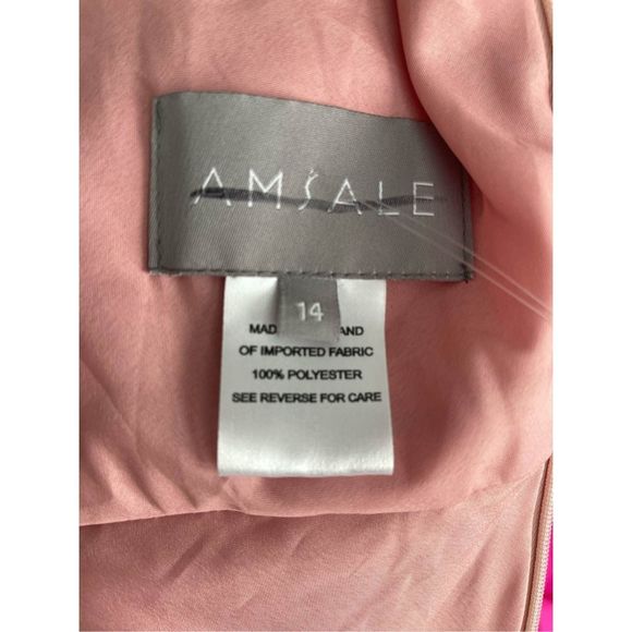 Amsale Draped Satin Pencil Midi-Dress - Picture 11 of 12